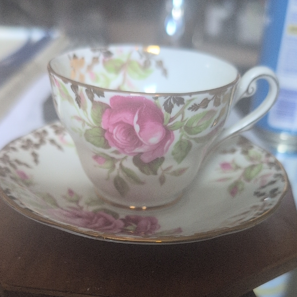 Royal Standard Floral Teacup and Saucer Set